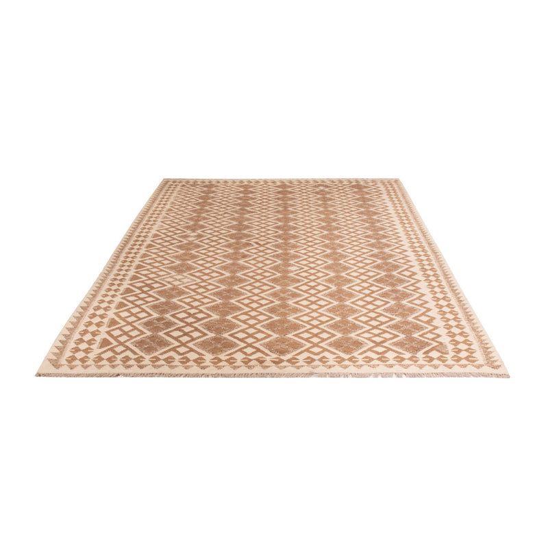 Kelim tapijt - Splash - 303 x 206 cm - grijs