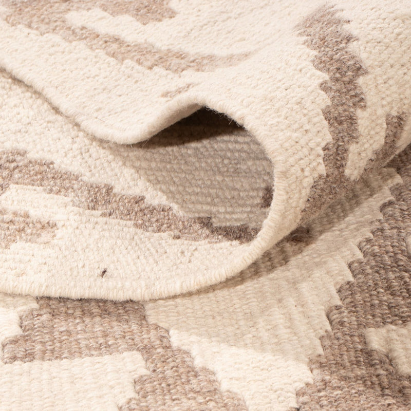 Kelim tapijt - Splash - 300 x 200 cm - lichtgrijs