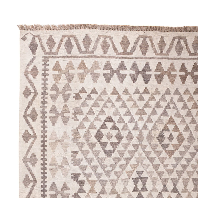 Kelim tapijt - Splash - 294 x 208 cm - grijs