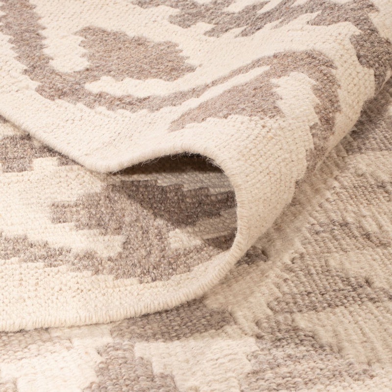 Kelim tapijt - Splash - 294 x 208 cm - grijs