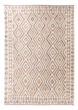 Kelim tapijt - Splash - 290 x 199 cm - grijs