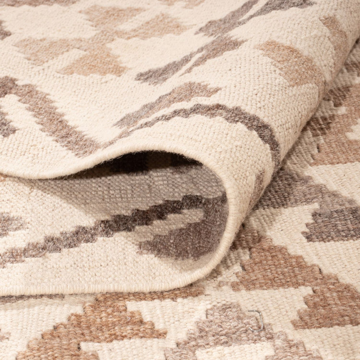 Kelim tapijt - Splash - 290 x 199 cm - grijs