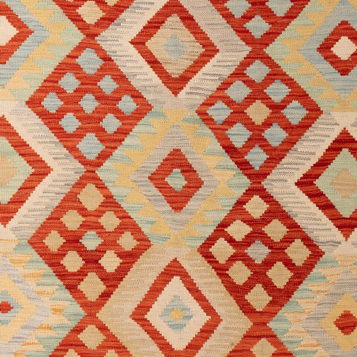 Kelim tapijt - Splash - 294 x 209 cm - veelkleurig