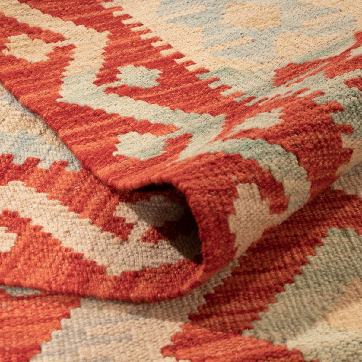 Kelim tapijt - Splash - 294 x 209 cm - veelkleurig