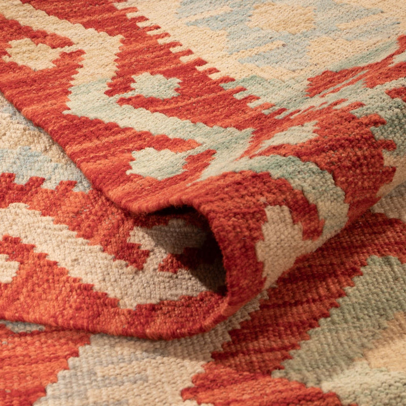 Kelim tapijt - Splash - 294 x 209 cm - veelkleurig