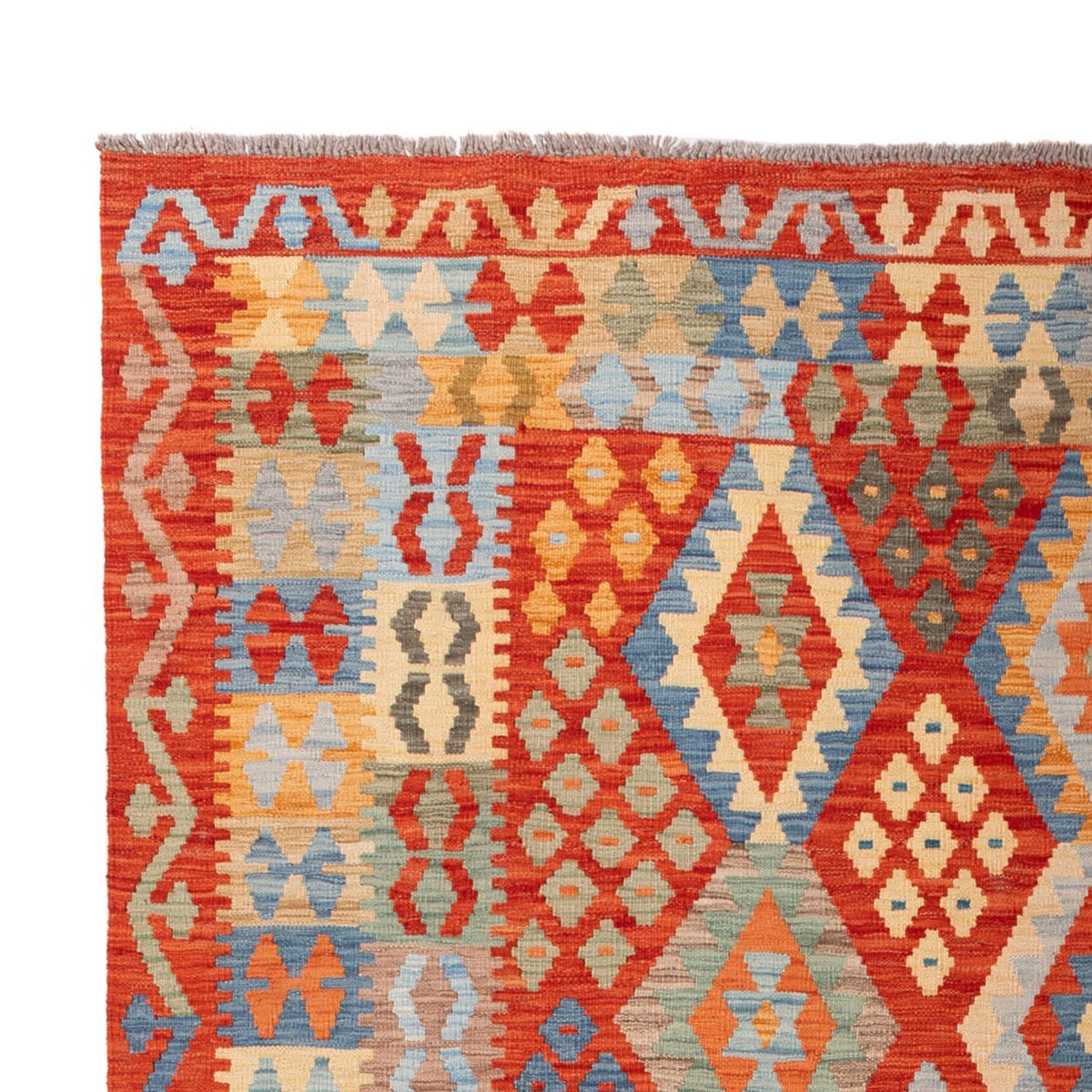 Kelim tapijt - Splash - 304 x 202 cm - veelkleurig