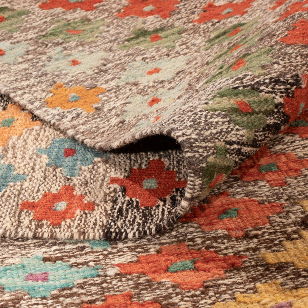 Kelim tapijt - Splash - 298 x 206 cm - veelkleurig