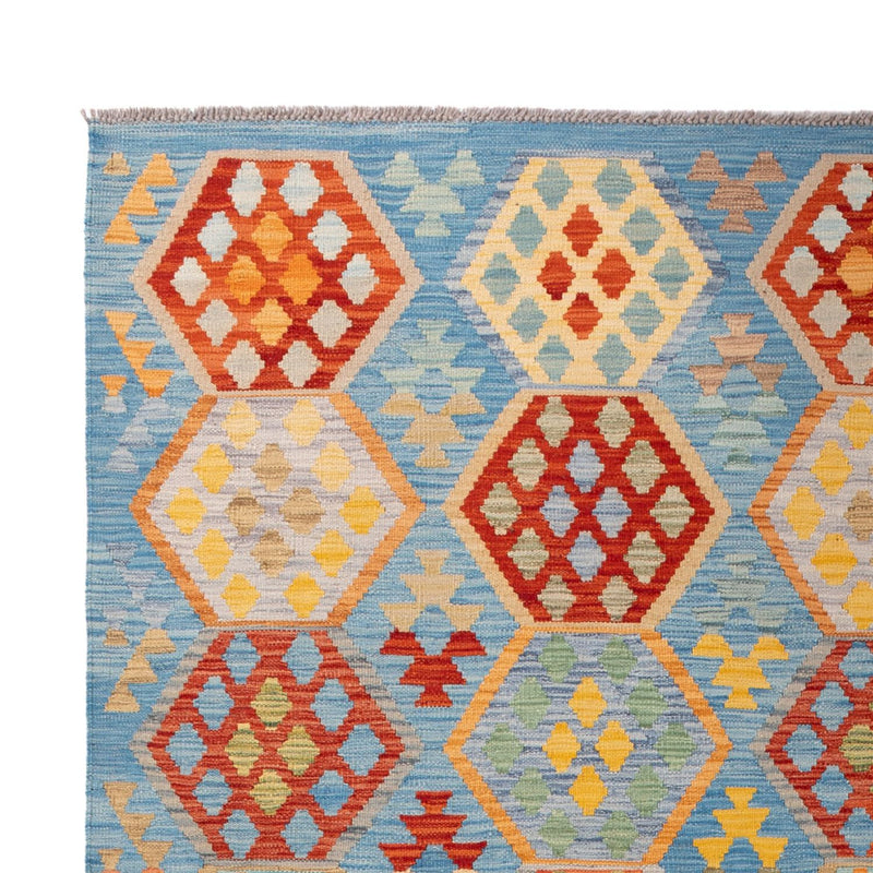 Kelim tapijt - Splash - 310 x 207 cm - veelkleurig