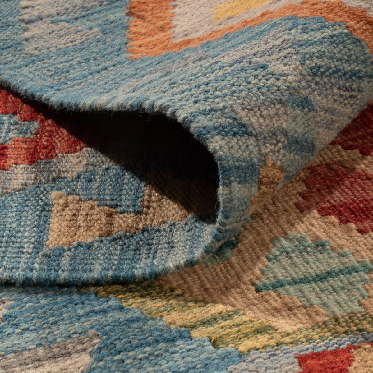 Kelim tapijt - Splash - 310 x 207 cm - veelkleurig