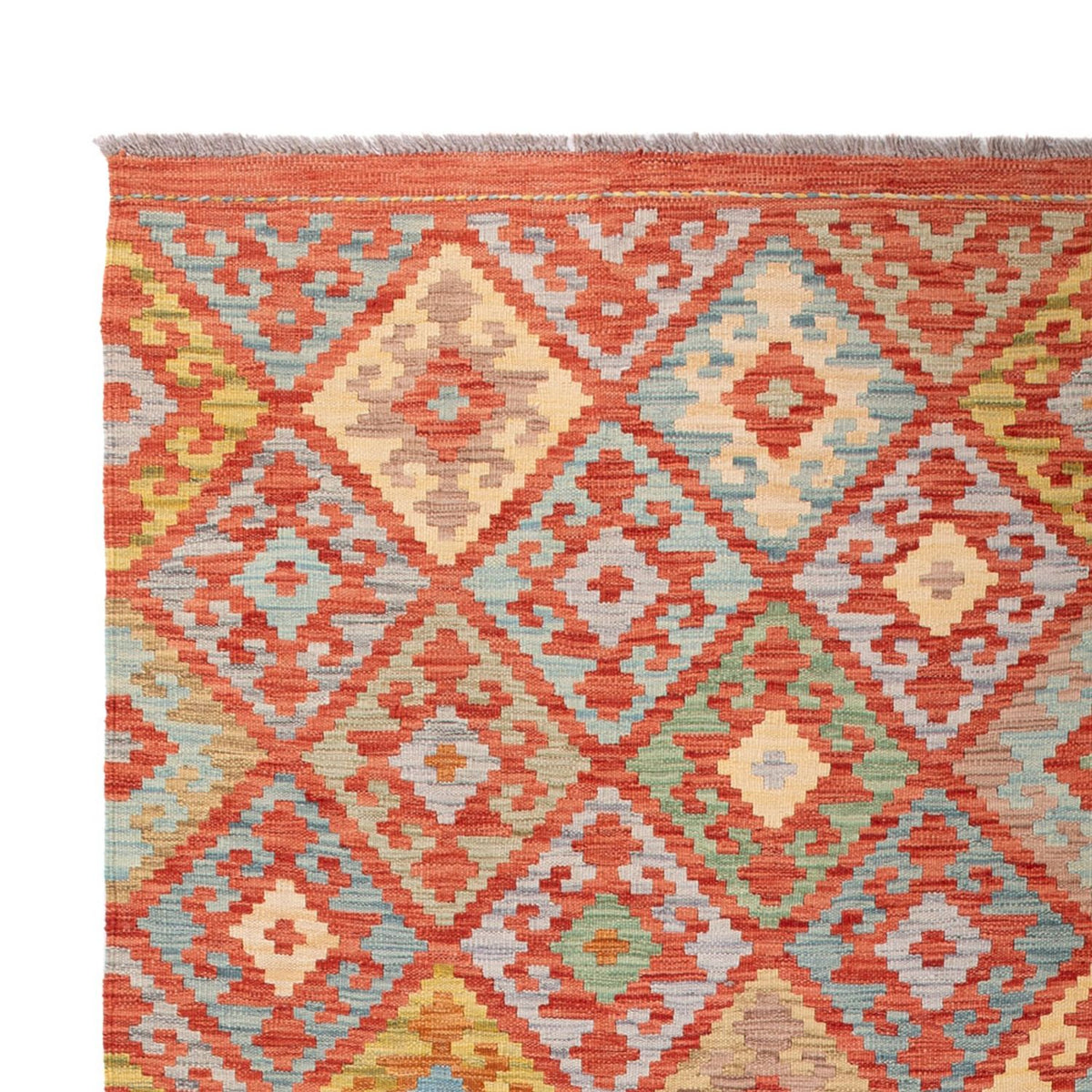 Kelim tapijt - Splash - 300 x 202 cm - veelkleurig