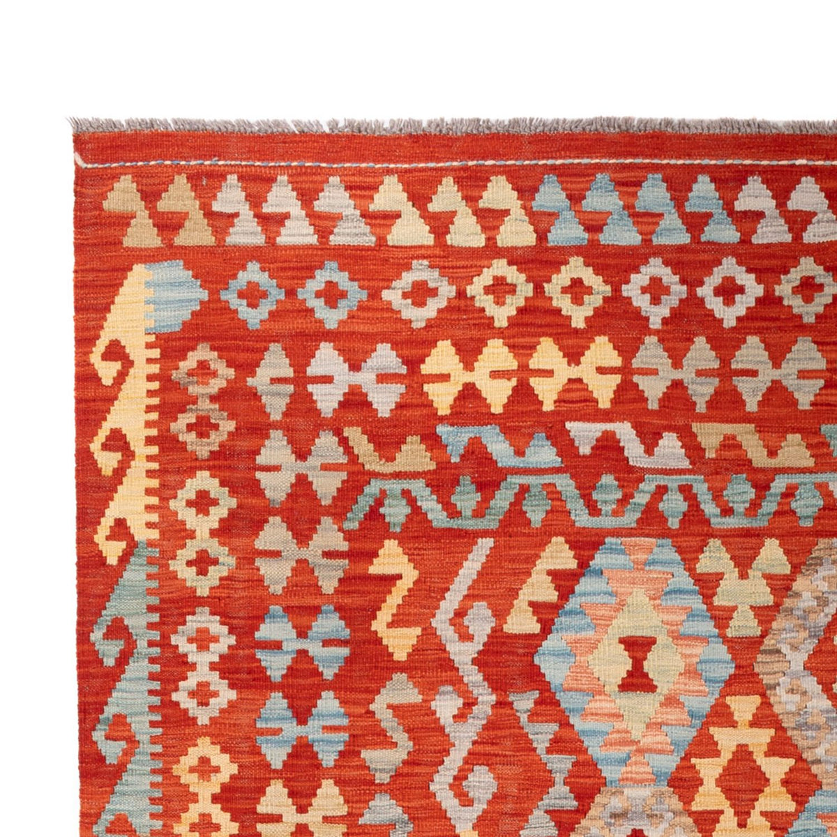 Kelim tapijt - Splash - 309 x 197 cm - veelkleurig