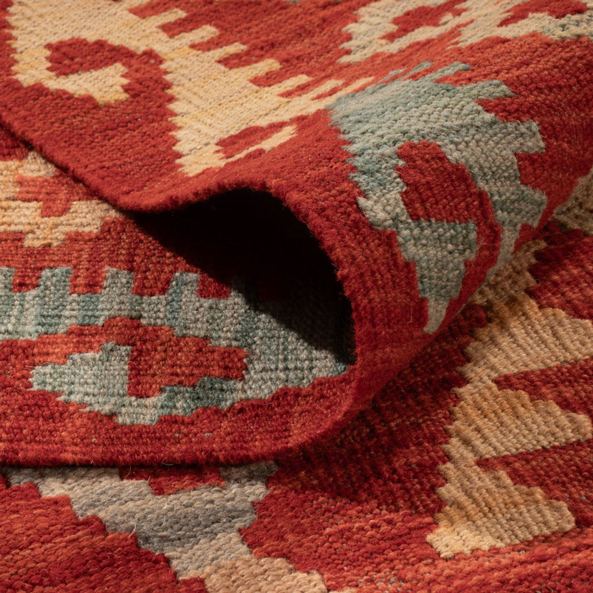 Kelim tapijt - Splash - 309 x 197 cm - veelkleurig