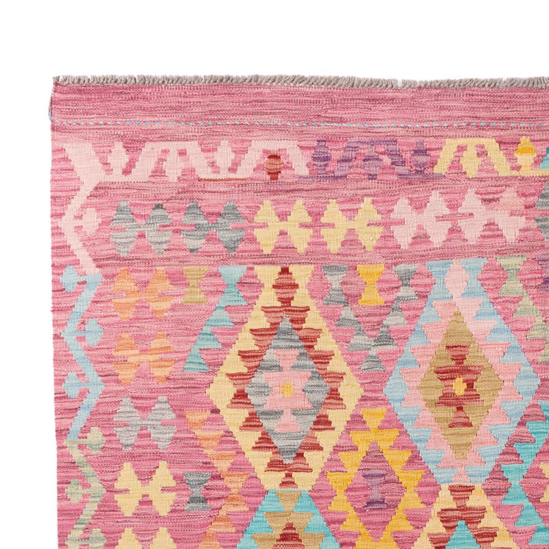 Kelim tapijt - Splash - 297 x 194 cm - veelkleurig