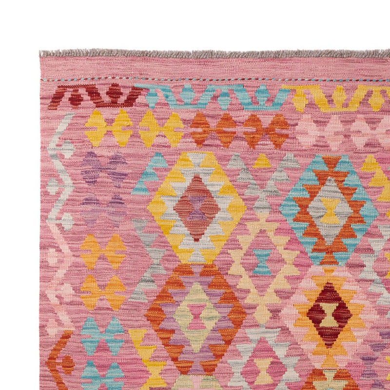 Kelim tapijt - Splash - 300 x 200 cm - veelkleurig