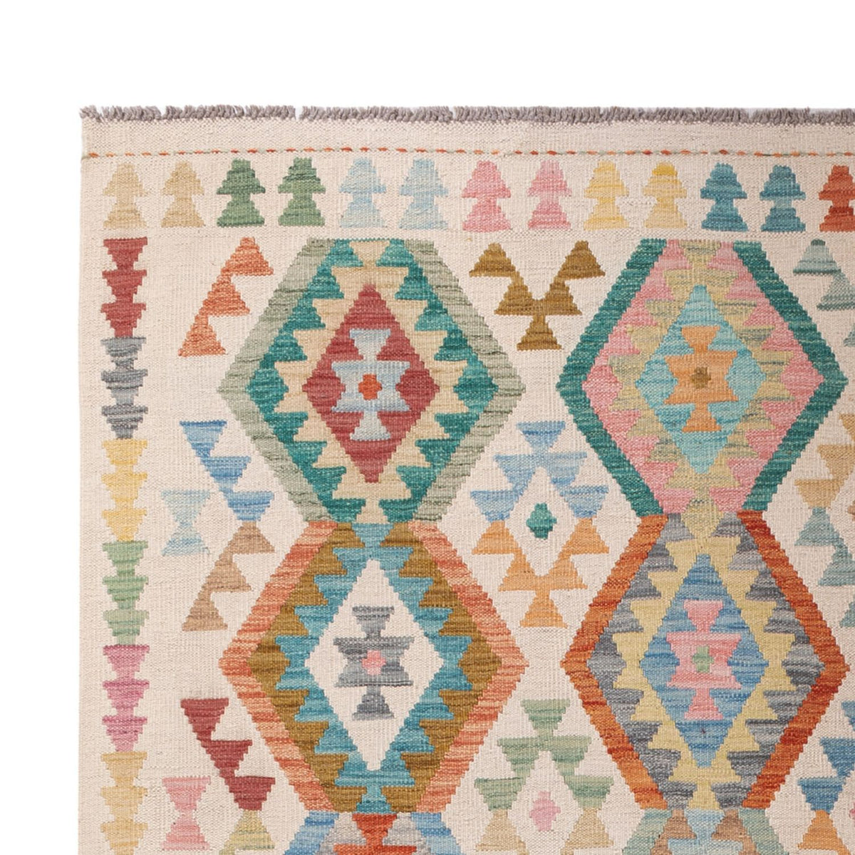 Kelim tapijt - Splash - 298 x 205 cm - veelkleurig