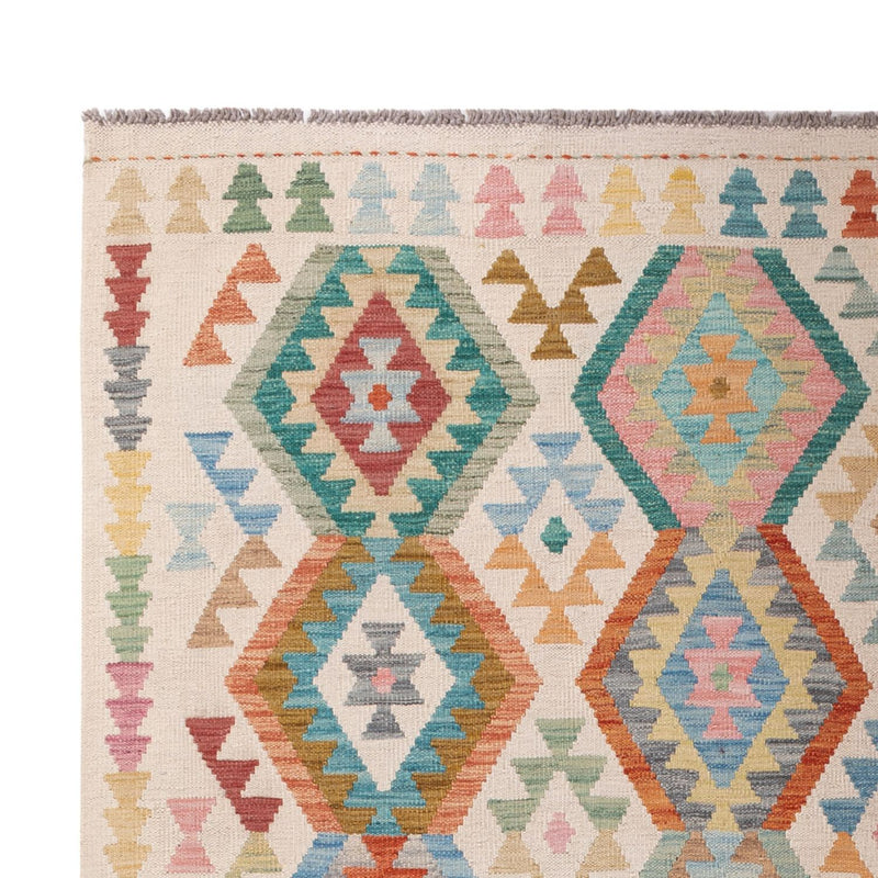 Kelim tapijt - Splash - 298 x 205 cm - veelkleurig