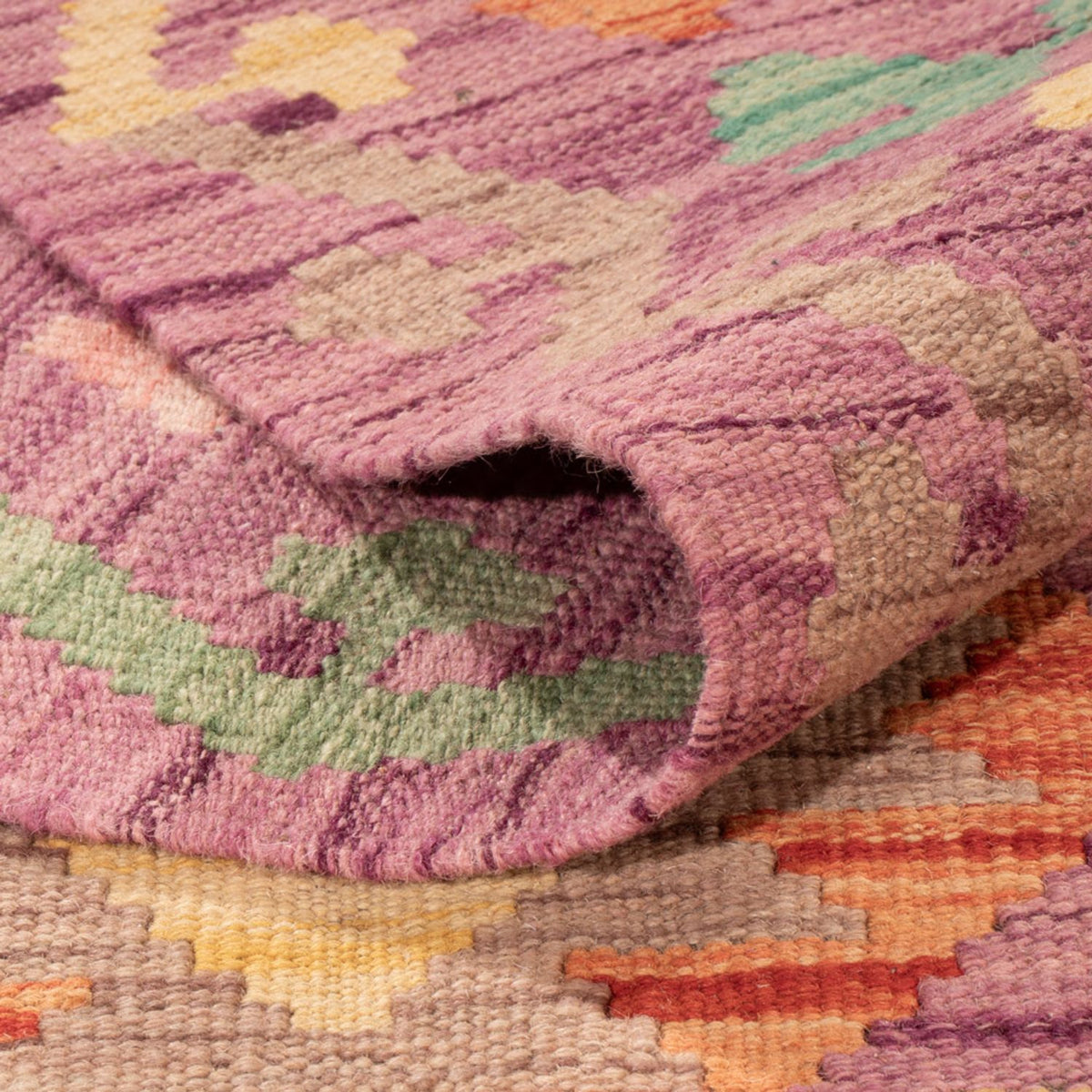 Kelim tapijt - Splash - 299 x 198 cm - veelkleurig