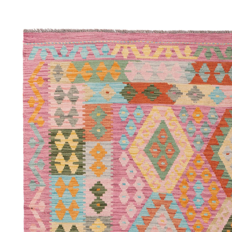 Kelim tapijt - Splash - 318 x 205 cm - veelkleurig