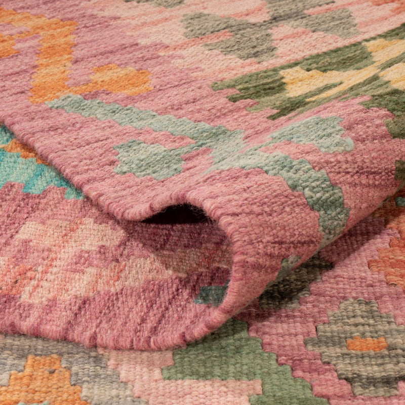 Kelim tapijt - Splash - 318 x 205 cm - veelkleurig