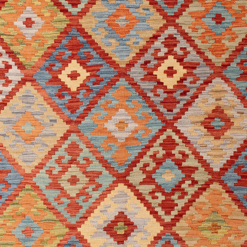 Kelim tapijt - Splash - 292 x 201 cm - veelkleurig