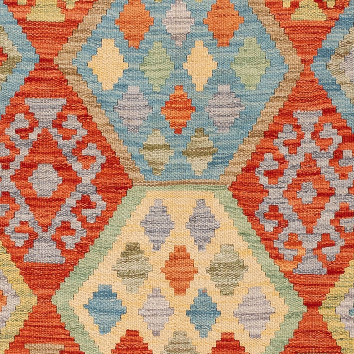 Kelim tapijt - Splash - 186 x 122 cm - veelkleurig