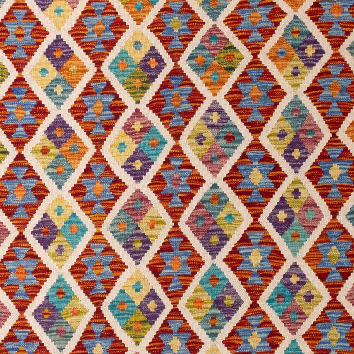 Kelim tapijt - Splash - 307 x 205 cm - veelkleurig