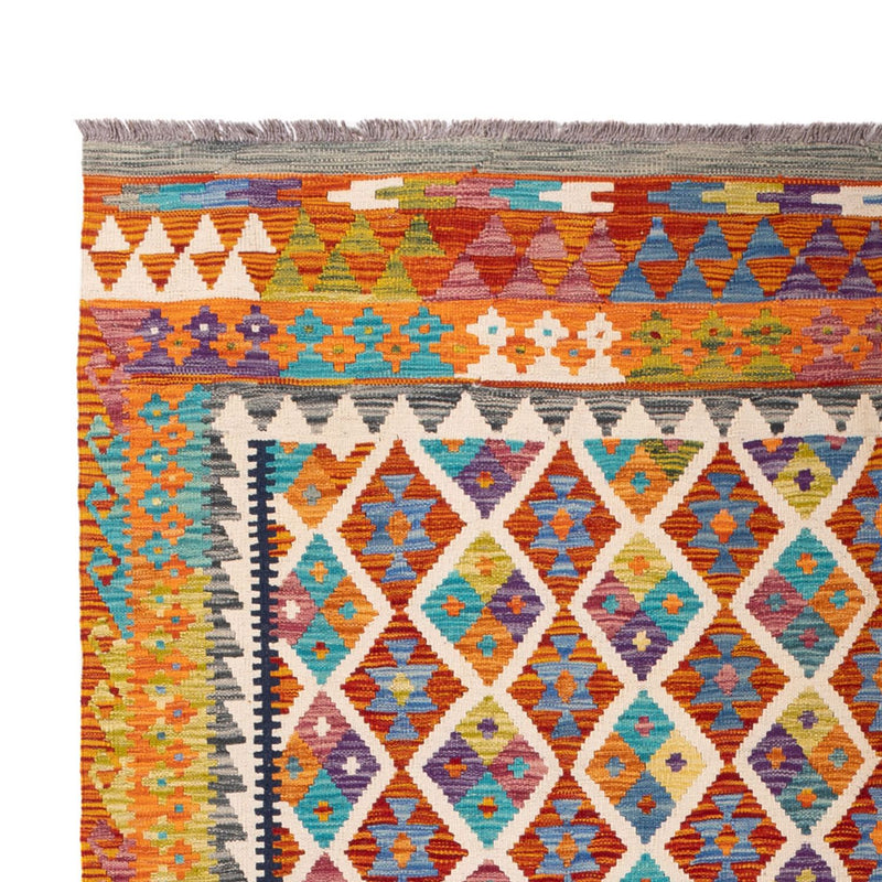 Kelim tapijt - Splash - 307 x 205 cm - veelkleurig