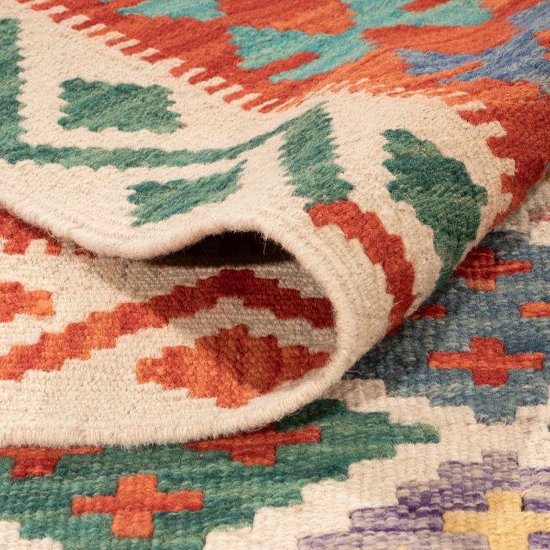 Kelim tapijt - Splash - 304 x 209 cm - veelkleurig