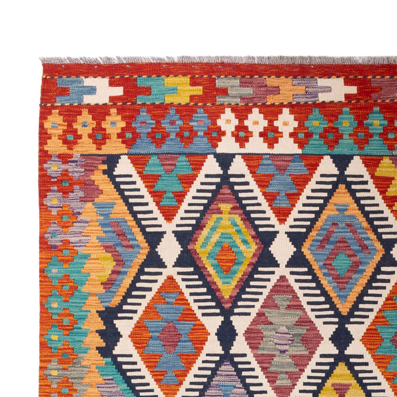Kelim tapijt - Splash - 308 x 205 cm - veelkleurig