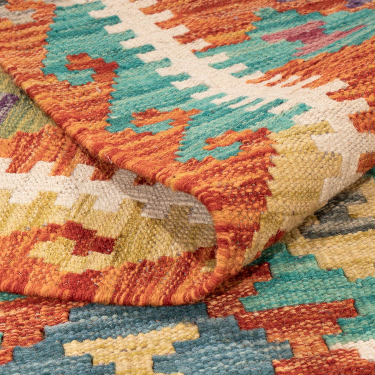 Kelim tapijt - Splash - 292 x 213 cm - veelkleurig