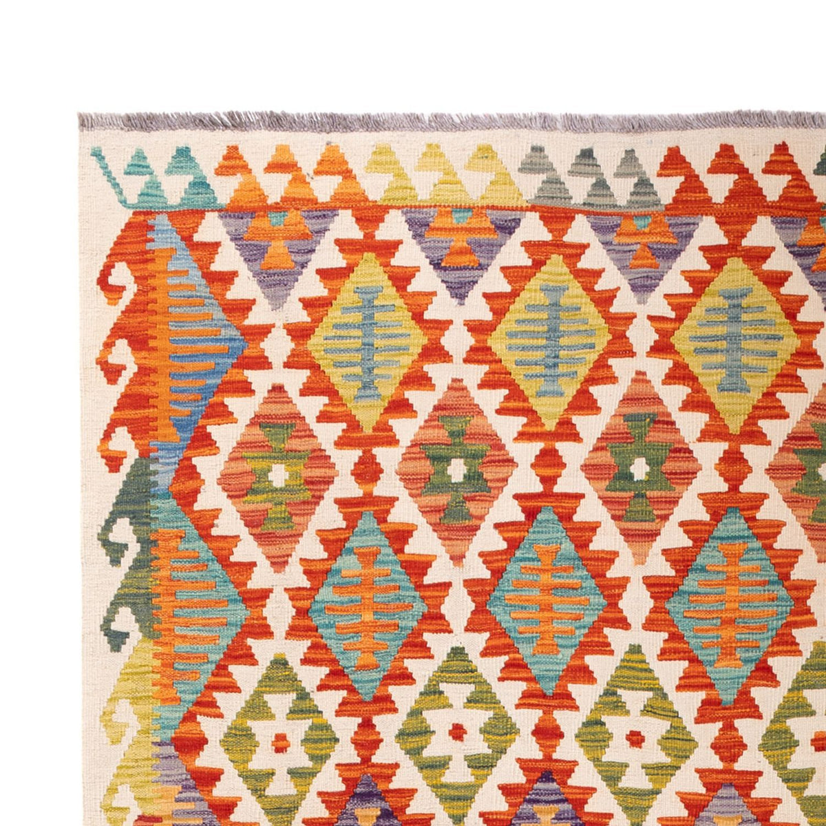 Kelim tapijt - Splash - 307 x 200 cm - veelkleurig