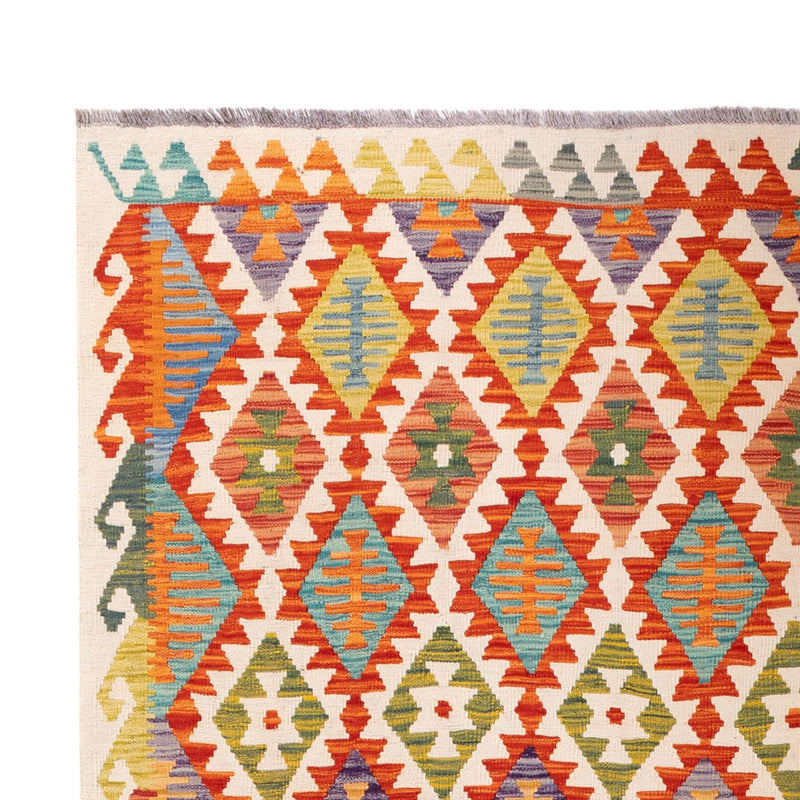 Kelim tapijt - Splash - 307 x 200 cm - veelkleurig