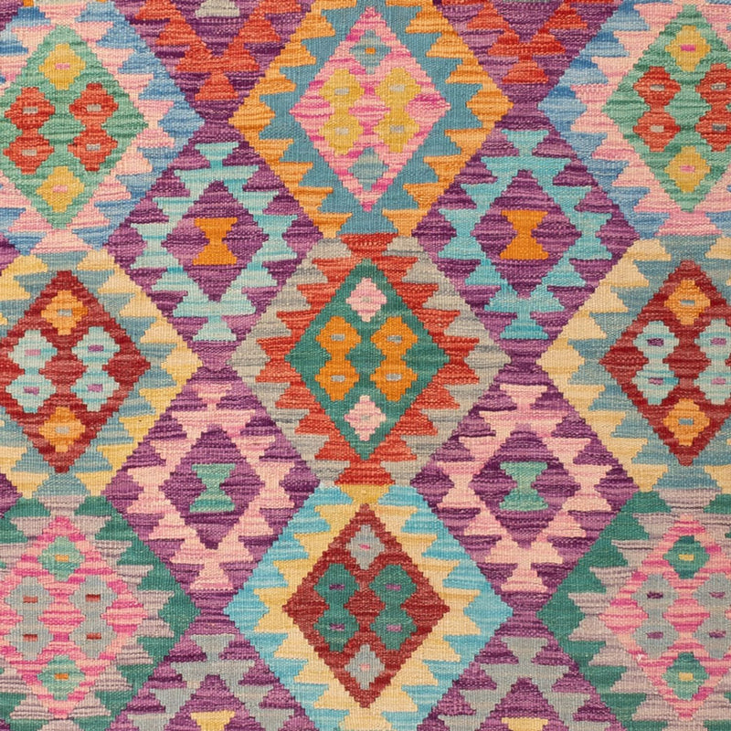 Kelim tapijt - Splash - 301 x 200 cm - veelkleurig