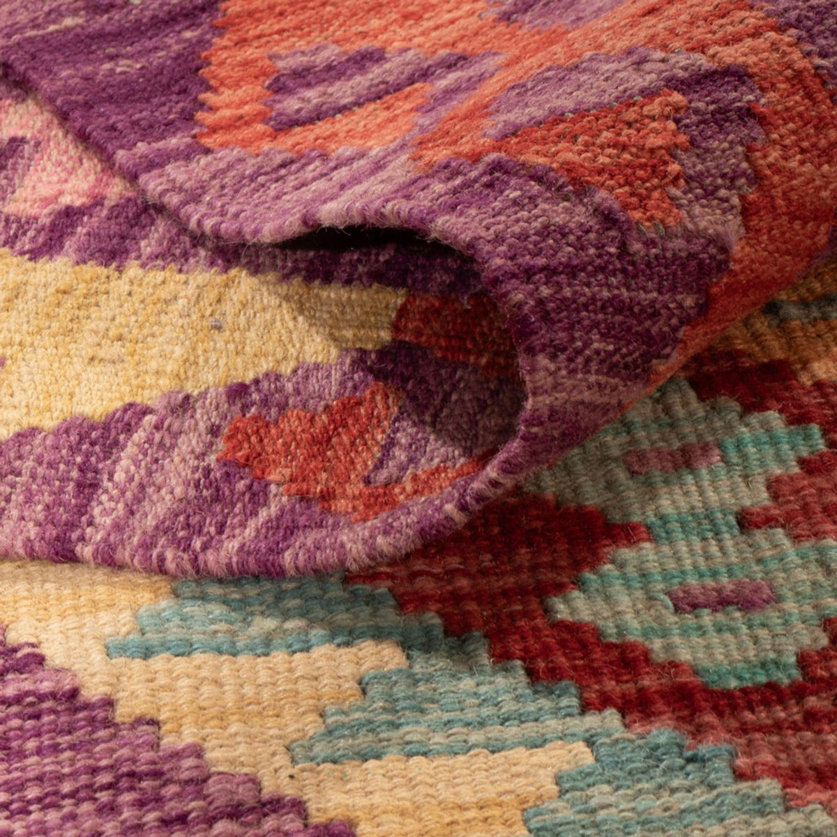 Kelim tapijt - Splash - 301 x 200 cm - veelkleurig