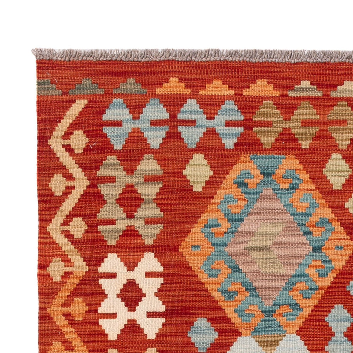 Kelim tapijt - Splash - 186 x 120 cm - veelkleurig