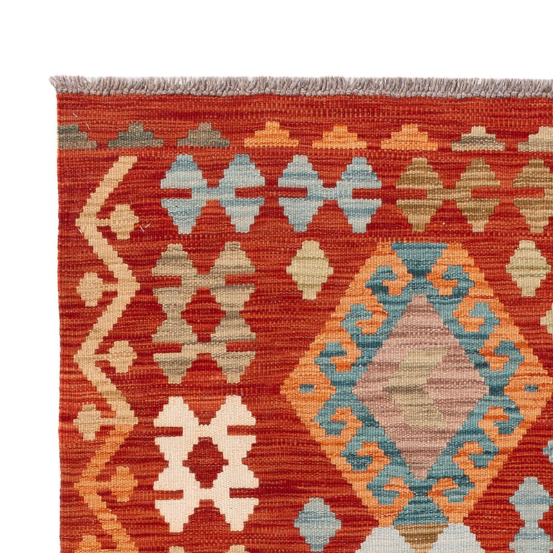 Kelim tapijt - Splash - 186 x 120 cm - veelkleurig