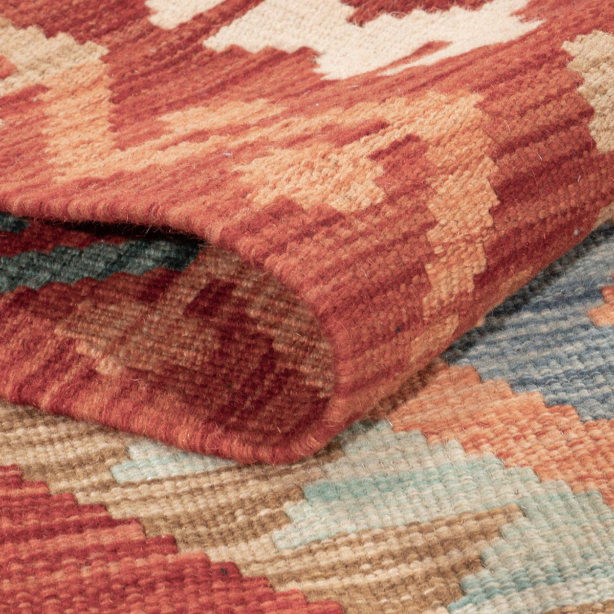 Kelim tapijt - Splash - 186 x 120 cm - veelkleurig