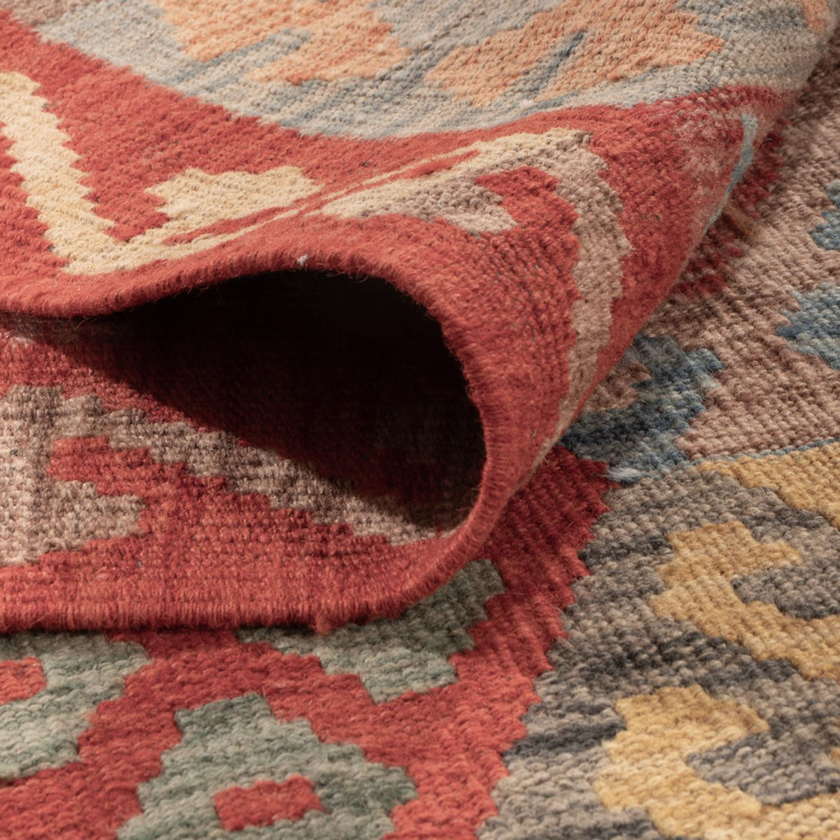 Kelim tapijt - Splash - 187 x 113 cm - veelkleurig