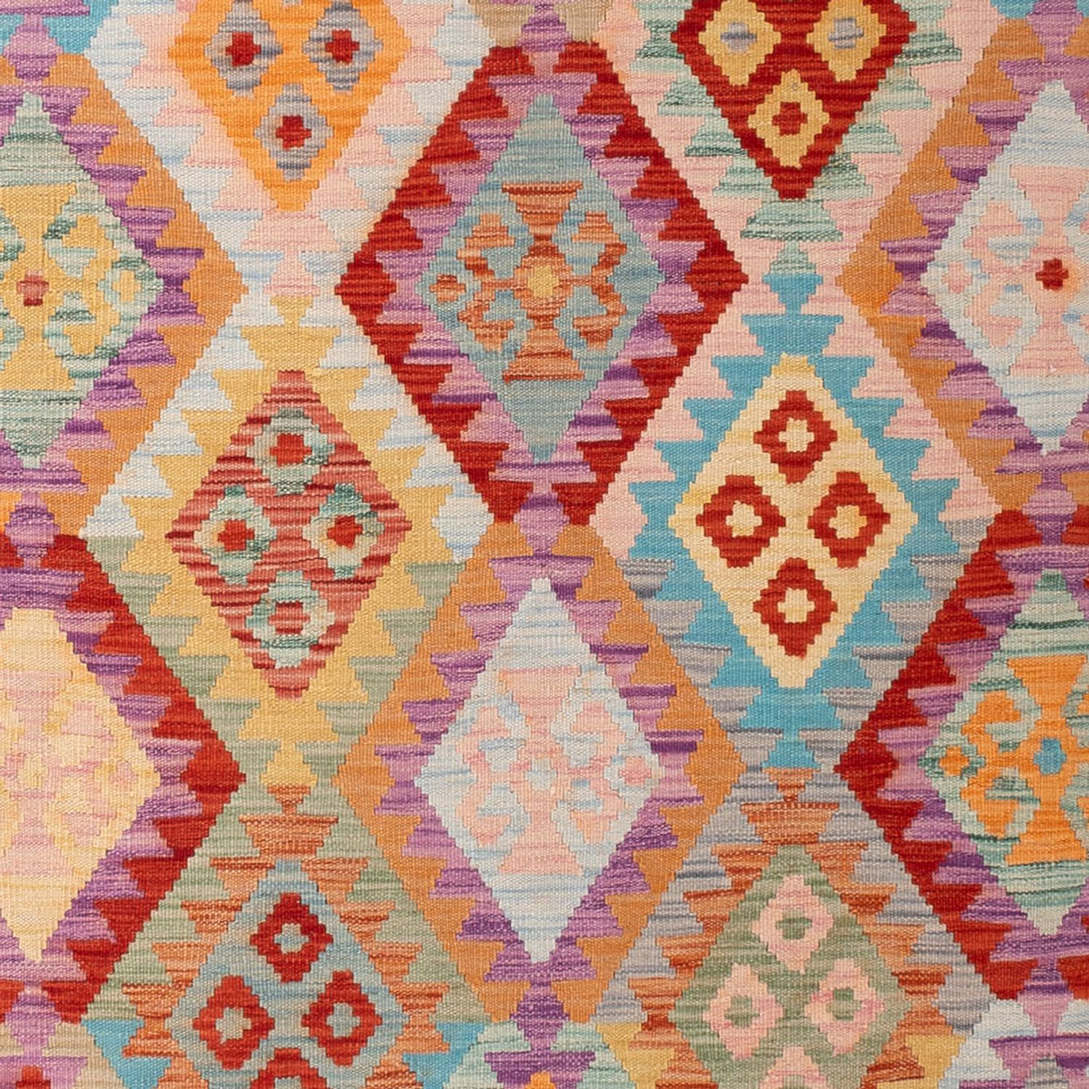 Kelim tapijt - Splash - 300 x 203 cm - veelkleurig