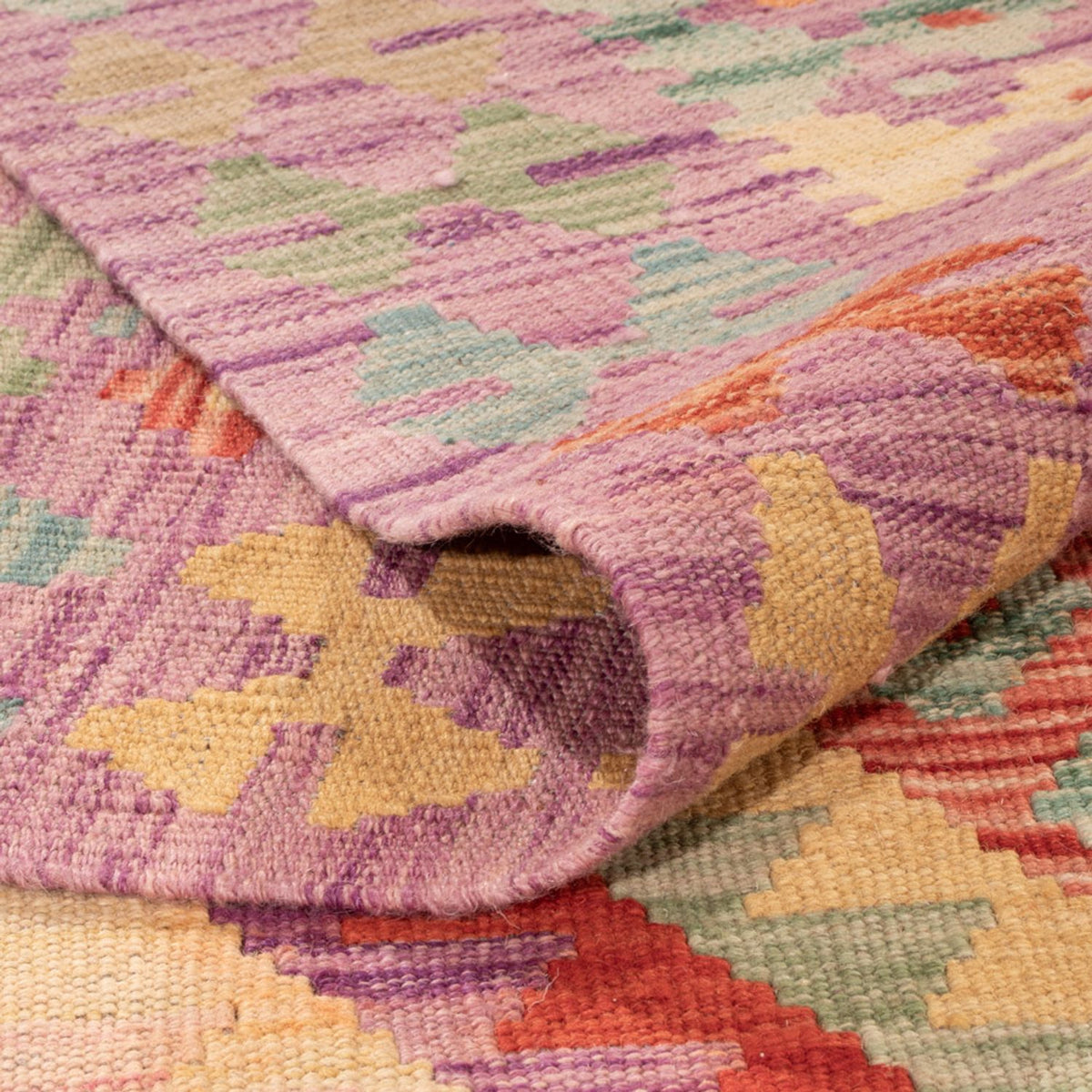 Kelim tapijt - Splash - 300 x 203 cm - veelkleurig