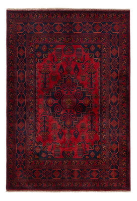 Afghaans tapijt - Kunduz - 197 x 128 cm - rood