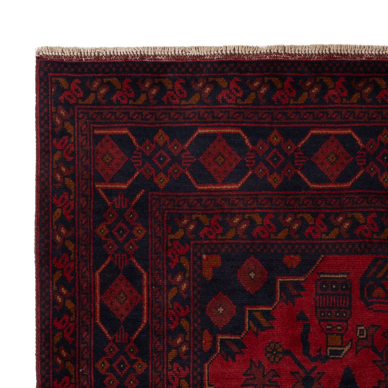 Afghaans tapijt - Kunduz - 197 x 128 cm - rood