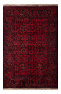 Afghaans tapijt - Kunduz - 191 x 127 cm - donkerrood