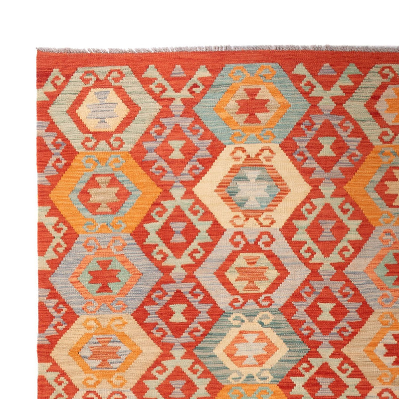 Kelim tapijt - Splash - 303 x 206 cm - veelkleurig