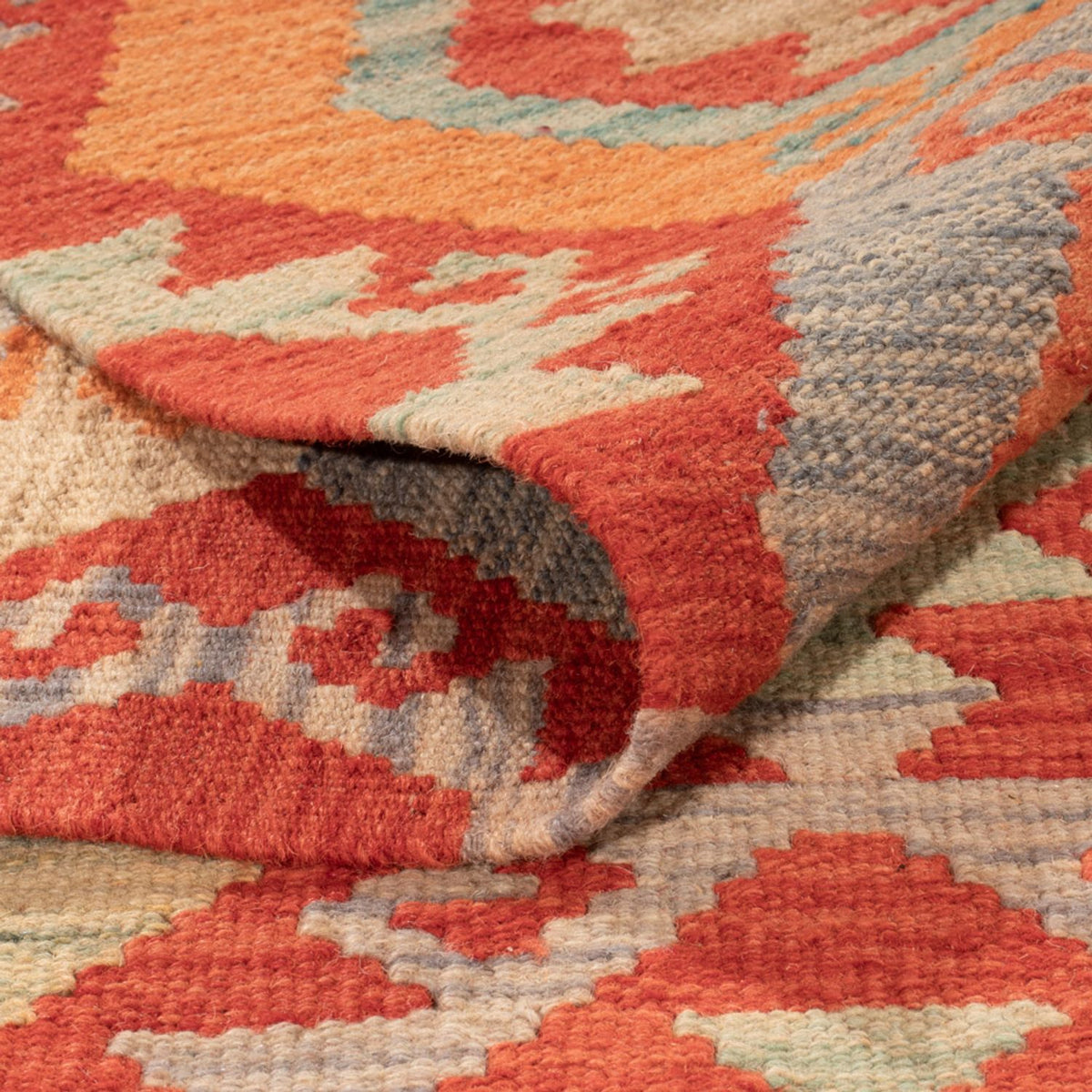 Kelim tapijt - Splash - 303 x 206 cm - veelkleurig