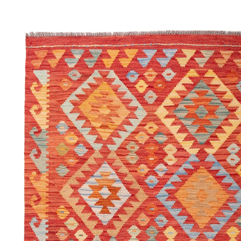 Kelim tapijt - Splash - 301 x 193 cm - veelkleurig