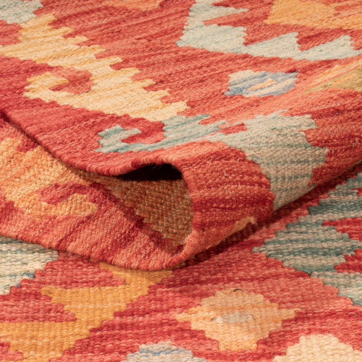 Kelim tapijt - Splash - 301 x 193 cm - veelkleurig