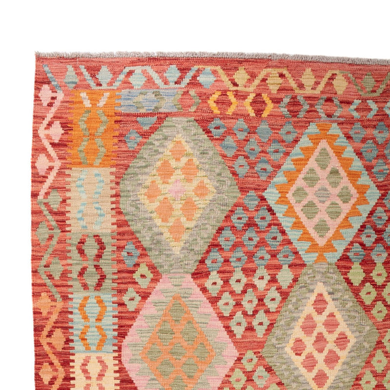 Kelim tapijt - Splash - 308 x 206 cm - veelkleurig