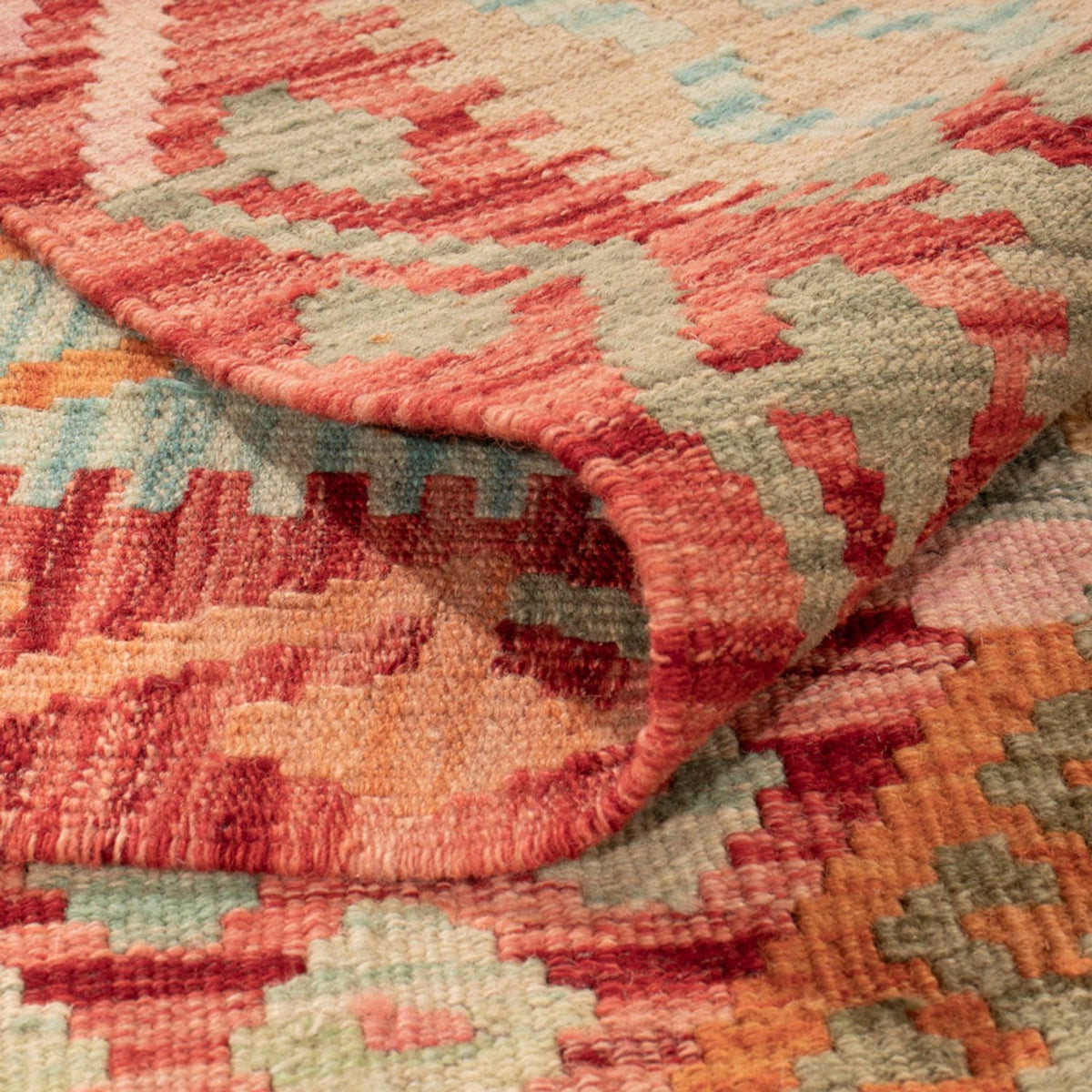 Kelim tapijt - Splash - 308 x 206 cm - veelkleurig