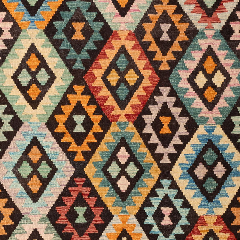 Kelim tapijt - Splash - 291 x 206 cm - veelkleurig